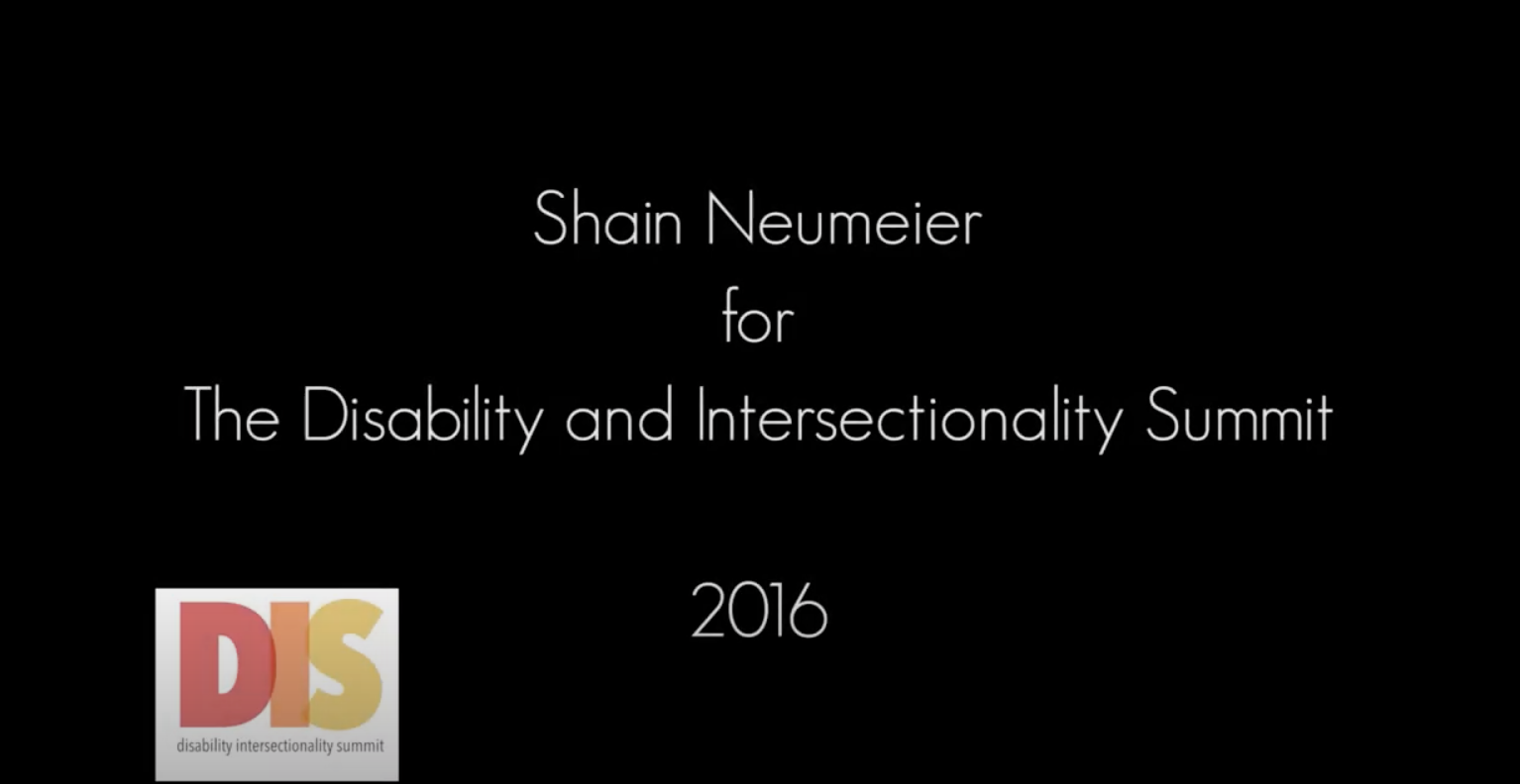 2016 DIS presentations – Disability & Intersectionality Summit
